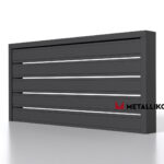 Планкен для забора 120 mm RAL 7024 – покрытие порошковое, толщина 0,45 мм в Симферополе | фото 2