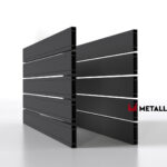 Планкен для забора 120 mm RAL 7024 – покрытие порошковое, толщина 0,45 мм в Симферополе | фото 1
