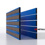 Планкен для забора Printec под дерево 120 mm RAL 5005 – покрытие матовое, толщина 0,45 мм в Симферополе | фото 4