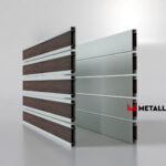 Планкен для забора Printec под дерево 120 mm RAL 7035 – покрытие матовое, толщина 0,45 мм в Симферополе | фото 4