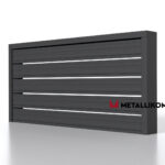 Планкен для забора ранчо 120 mm RAL 7024 – покрытие полиэстер, толщина 0,45 мм в Симферополе | фото 4