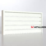 Планкен для забора ранчо 120 mm RAL 9010 – покрытие матовое, толщина 0,45 мм в Симферополе | фото 2